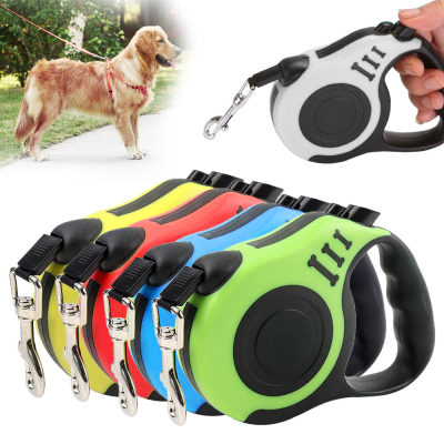 3m/5m Durable Dog Leash Automatic Retractable Nylon cat Lead