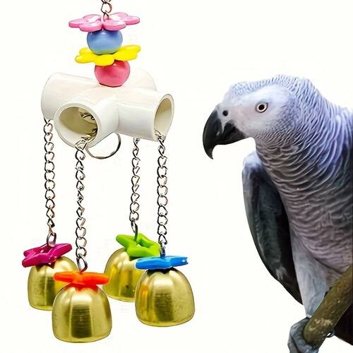 1 Set of Bird Cage Bells, Pet Bird Cage Decoration Pendant,