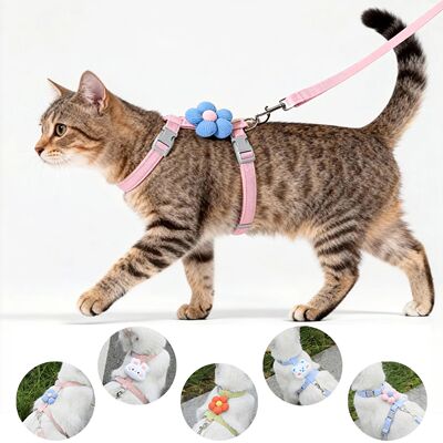 Dog Harness for Small Dog Leash Breashable Small Cat Harness