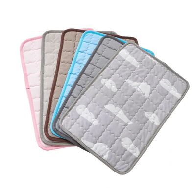 Pet Cooling Mat Dog Cat Sleeping Pad Cool Ice Silk Moisture-