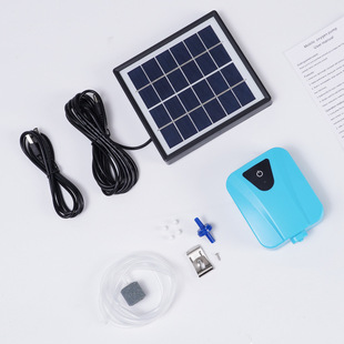 Solar Powered Oxygenator Water Oxygen Pump Pond Aerator Aqua