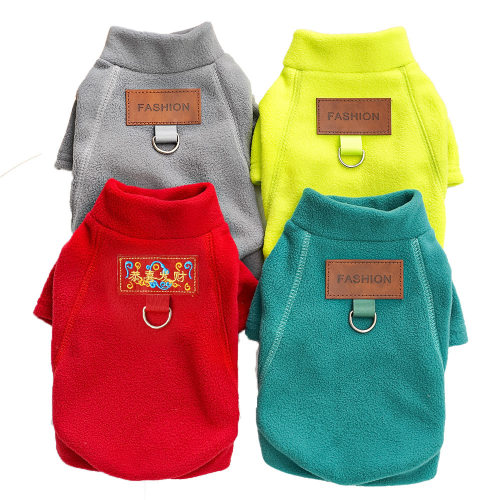 New pet autumn and winter clothes with plush clothing