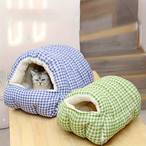 Four Seasons Cat Sleeping Bag, Warm and Comfortable Detachab