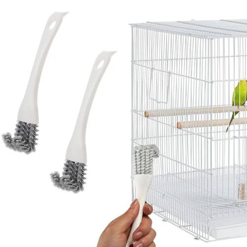 ?1pc Bird Cage Cleaning Brush Tool, Bird Poop Remover,Parrot