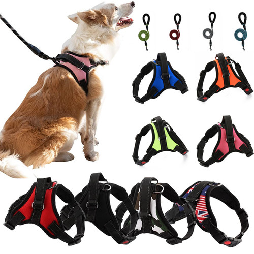 Durable Reflective Pet Dog Harness For Dogs Big Dog Harness