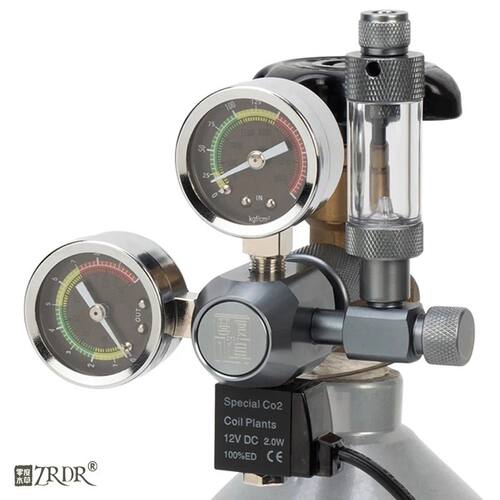ZRDR aquarium CO2 regulator solenoid valve bubble counter is