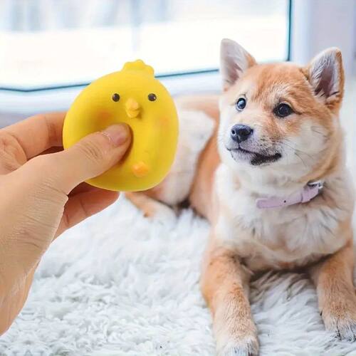 1pc Dog Sounding Toy with Cartoon Little Yellow Chicken Desi
