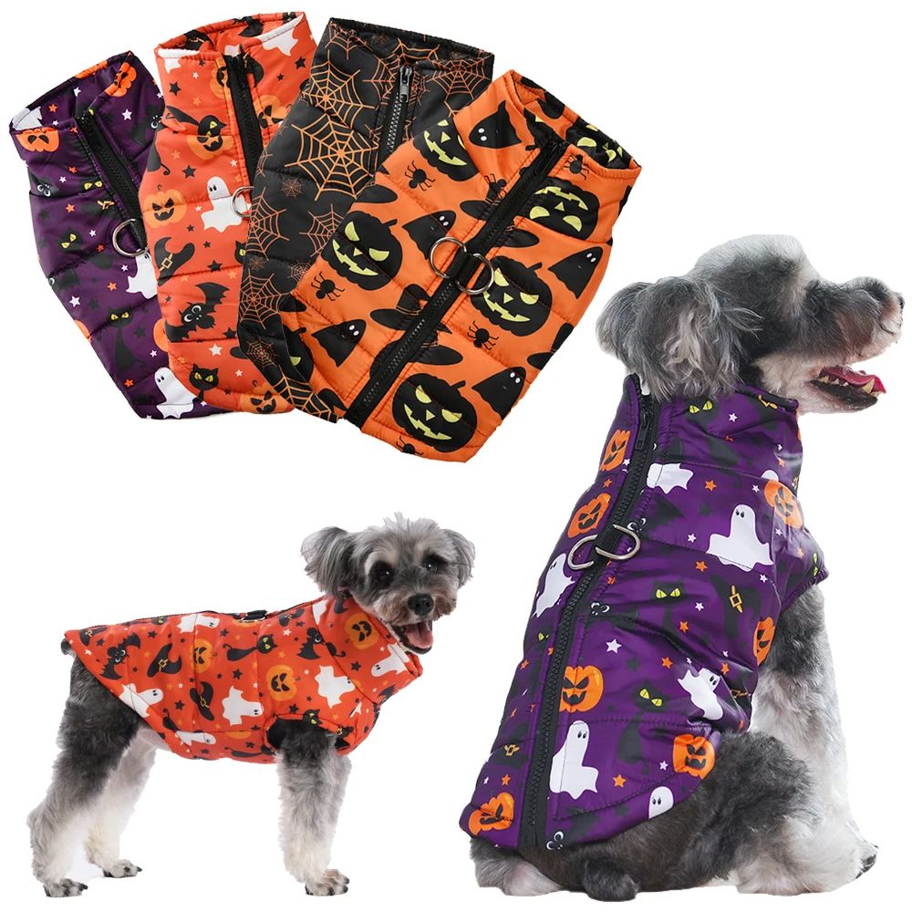 Winter Dog Jacket Halloween Small Dogs Clothes Cats CoatFest