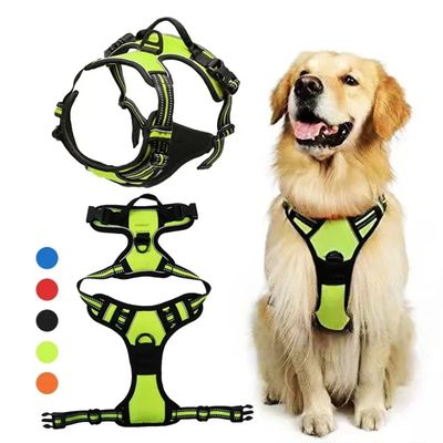 Pet Dog Harness Reflective Breathable Vest Chest Strap for S