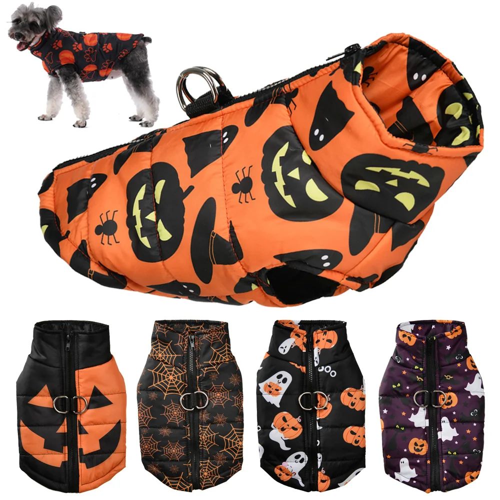 Pet Dog Clothes for Small Medium Dogs Cats Autumn Winter Hal