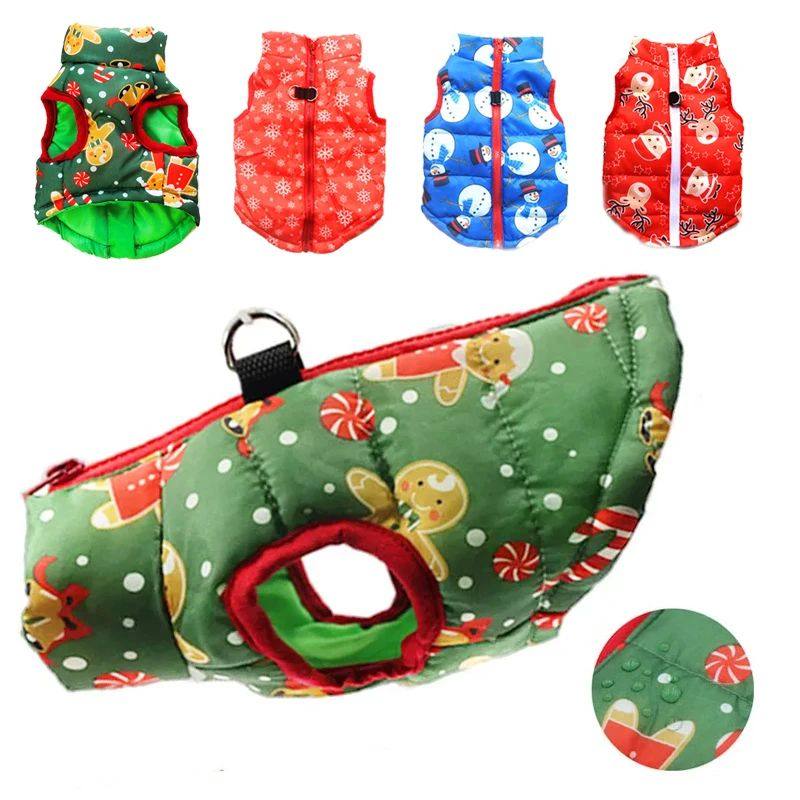 Winter Warm Dog Clothes For Small Dogs Christmas Yorky Dogs