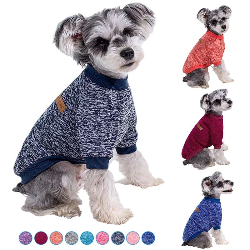 Puppy Cat Jacket Winter Warm Dog Clothes for Small Dogs Chih