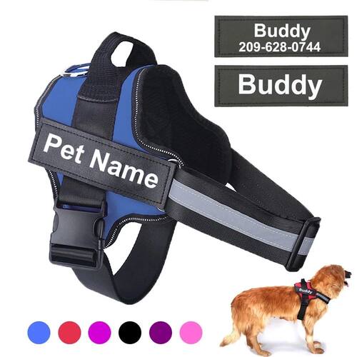 Dog Harness Reflective Breathable Pet Harness For Dog Vest I