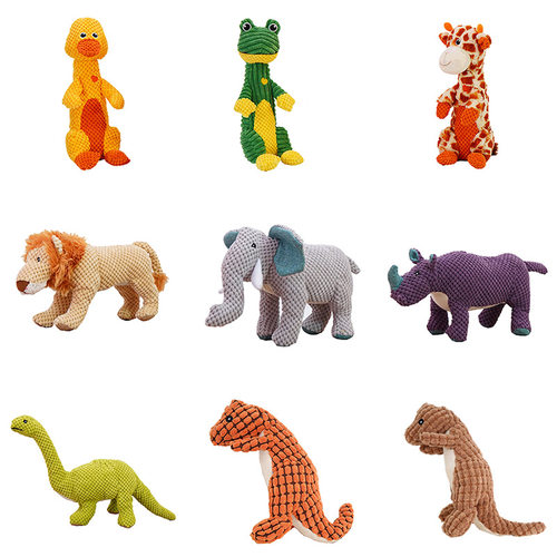 Squeaky Pet Toys for Medium Large Dogs Plush Puppy Big Dog C
