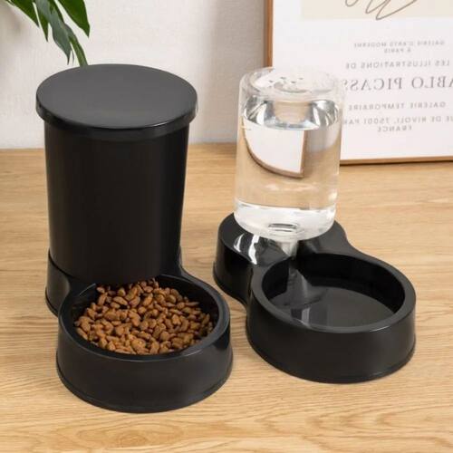 800mL Pet Automatic Feeder Large Capacity 2 Styles Cat Dog W