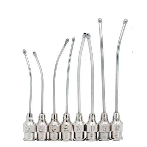 1Pcs Stainless Steel Birds Feeding Syringe Tube Nozzle Rats