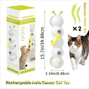 Automatic Sensor Cat Toy,USBCharging,Suitable for all cat