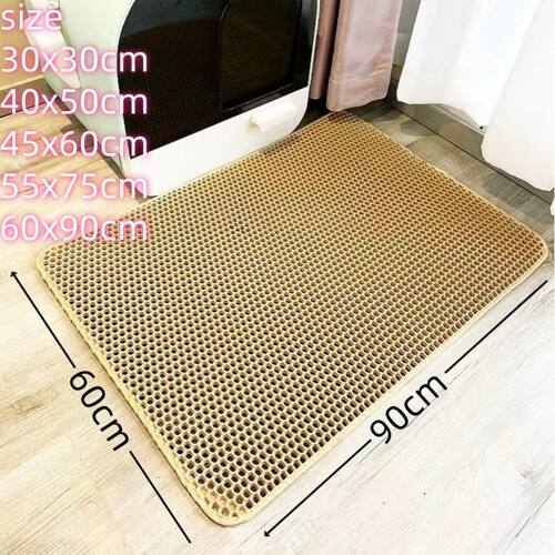 Large Size Cat Litter Mat Eva Double Layer Waterproof Cat Li