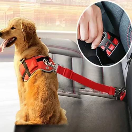 New dog seat belts hot sale pet car seat belt retractable le