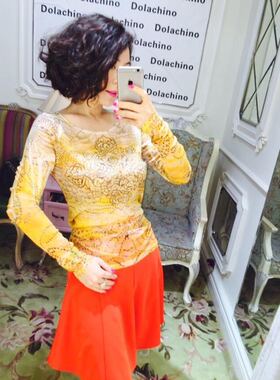 美国制：网衫长袖T sml码