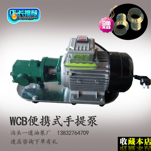 WCB35075100便携手提式 高温电动齿轮抽自吸油泵220V380伏齿轮泵