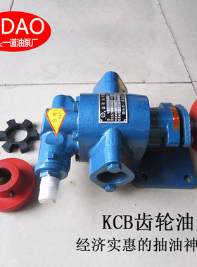 齿轮泵KCB1355833机封电动家用铸铁自吸抽柴油液压齿轮油机油泵头