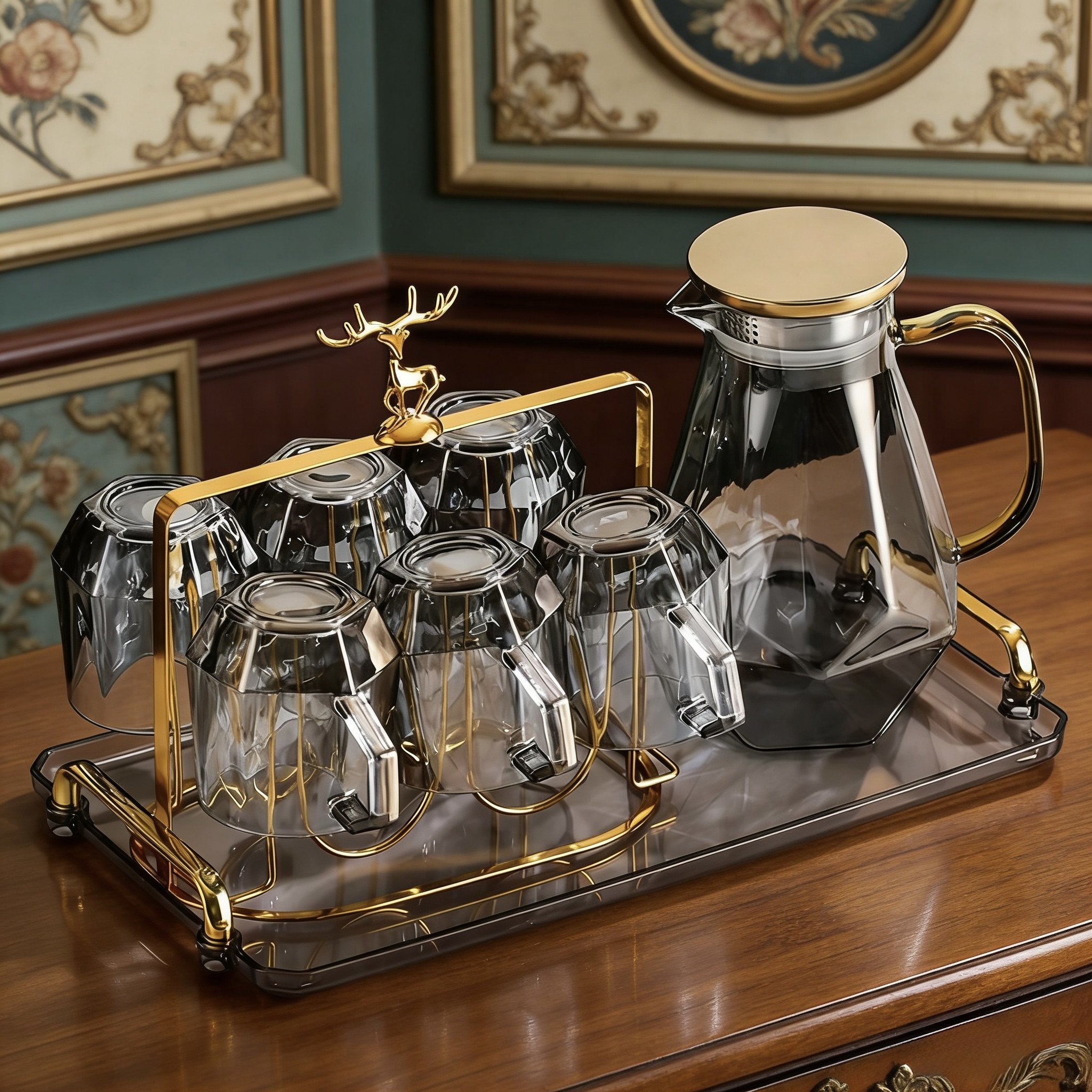 轻奢杯架茶杯水杯架子倒挂置物架玻璃杯沥水家用收纳架放杯子托盘,家庭/个人清洁工具,杯架,淘宝优惠券,粉丝福利购,淘宝优惠卷