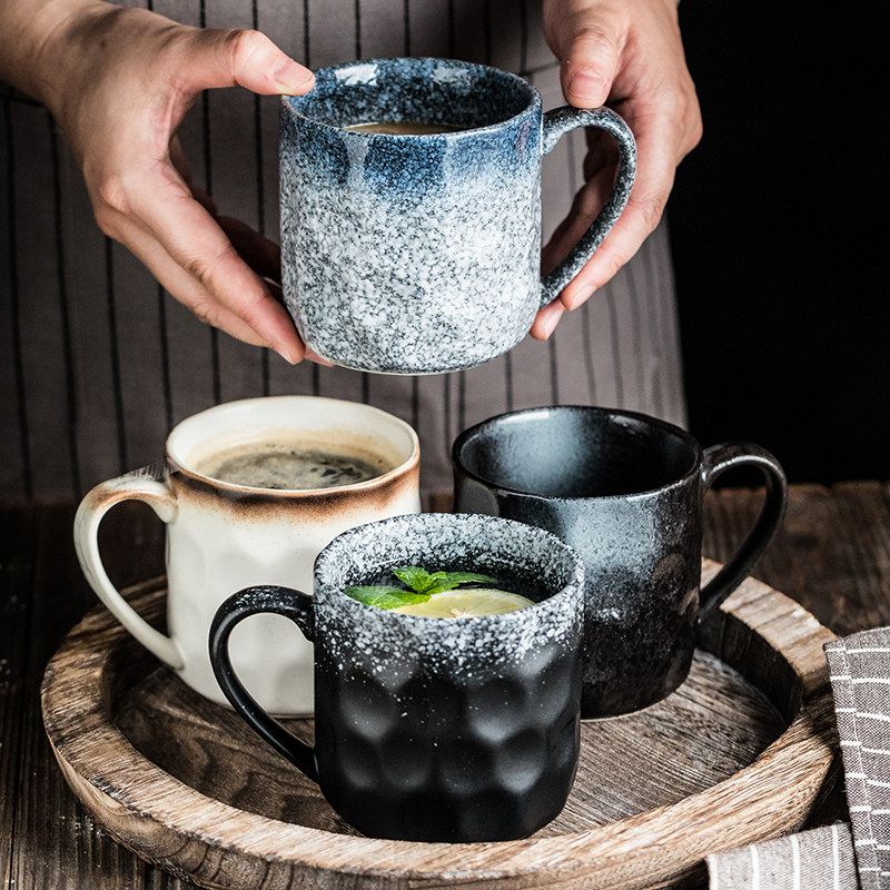 带手柄陶瓷日式复古怀旧