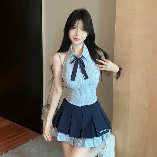 学院风套装新款jk制服辣