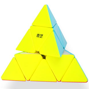 顺滑初学者三角异形魔方块益智玩具 奇艺二三四阶金字塔魔方正品