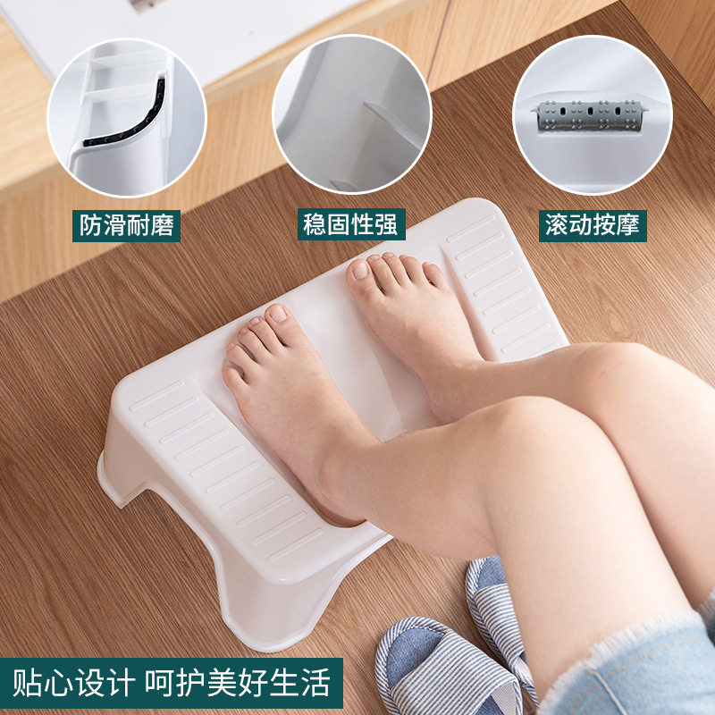 办公室搁脚凳书桌垫脚凳塑料踏脚凳马桶脚凳儿童踩凳脚踏板凳厂家