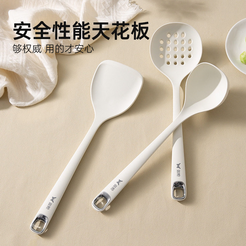 双枪硅胶锅铲家用厨具铲子不粘锅炒菜勺子工具厨房硅胶铲用具炒勺