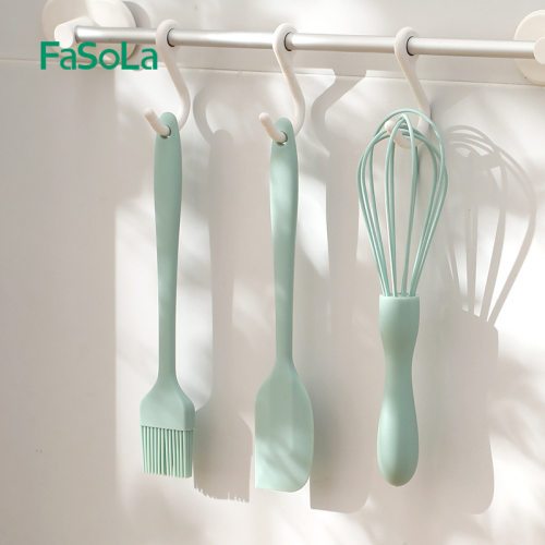 FaSoLa硅胶刮刀烘焙工具套装耐高温一体式奶油刮板烧烤刷子油刷