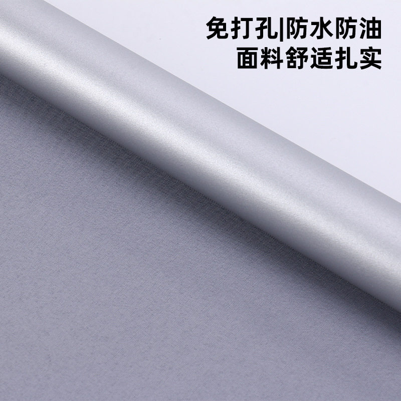 免打孔百叶卷帘窗帘涂银拉珠升降遮光帘全遮光遮阳现代简约升降式