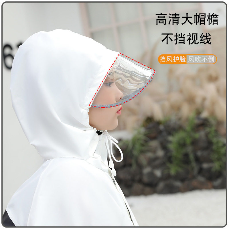 儿童雨衣雨裤套装男女兒童幼儿园小学生带书包位防水连体雨披