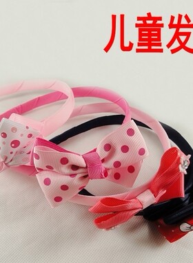 儿童蝴蝶结发卡公主韩版饰品