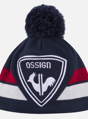 帅气拉风 法国鼎级ROSSIGN*L 25秋冬 专柜600+带绒毛线帽男女Y109