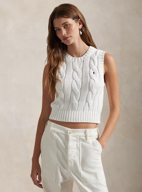 时尚单品 P马球 2025秋冬 专柜1590 扭绳 超酷小马仔背心 女Y173