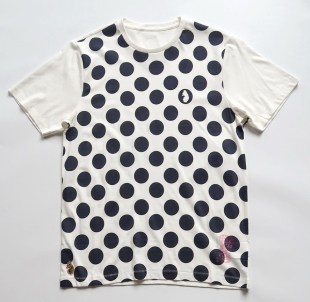 超帅气 时尚 英伦高端时尚 圆领T恤 波点 男V204 男装