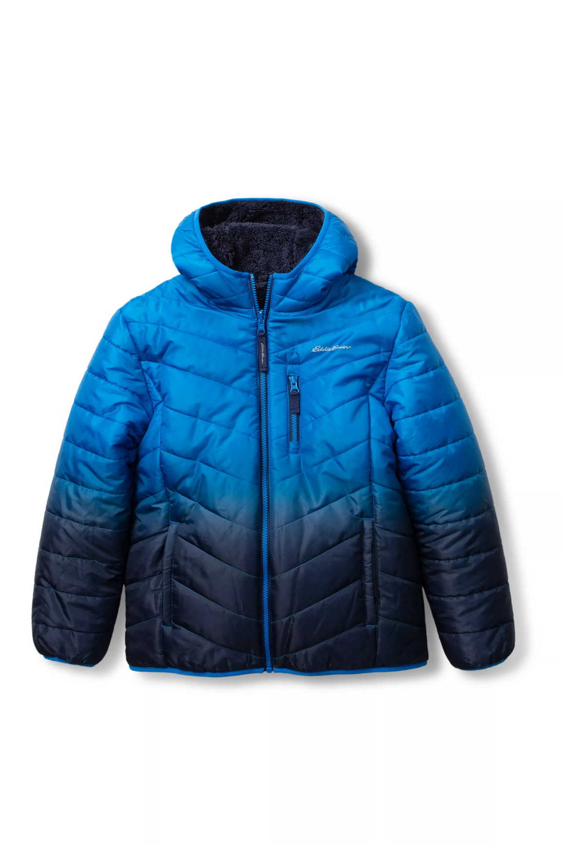 EddBau吊染双面穿棉服男童