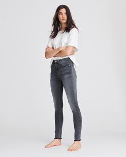 超舒适牛仔裤 美式 女W811 高腰修身 时装 专柜2000 强货 Bone