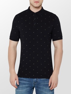 简约时尚 西K Jeans 夏季 ZG890 经典字母款 短袖翻领T恤 男Q532