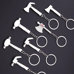 迷你活动扳手仿真实用工具钥匙扣金属扳手钳子钥匙挂件男士小工具