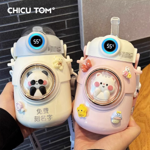 保温杯女2025新款高颜值食品级316儿童水杯上学专用学生可爱杯子