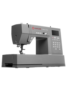 胜家新品HD6805C吃厚型电子多功能缝纫机 自动剪线台式衣车带锁边