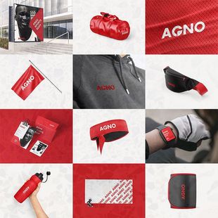 YJ-476体育运动品牌VI智能贴图样机LOGO提案效果展示PSD设计素材