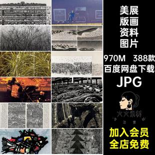 388款第十三届全国美展版画集参考艺术创作JPG美术绘画作品素材