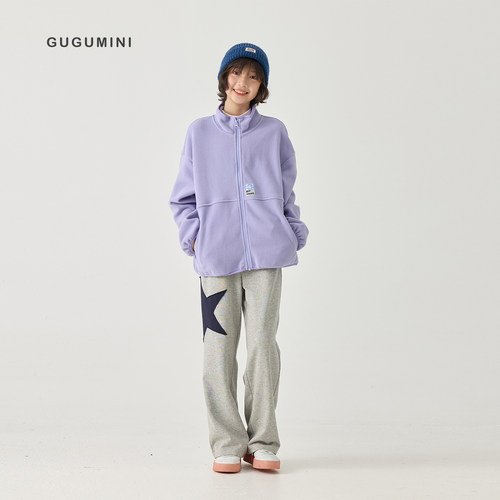 gugumini童装2026抗静电暖绒外套