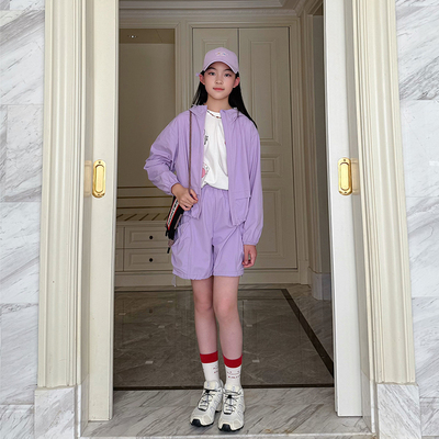 女童新款抗紫外线透气舒适防晒衣