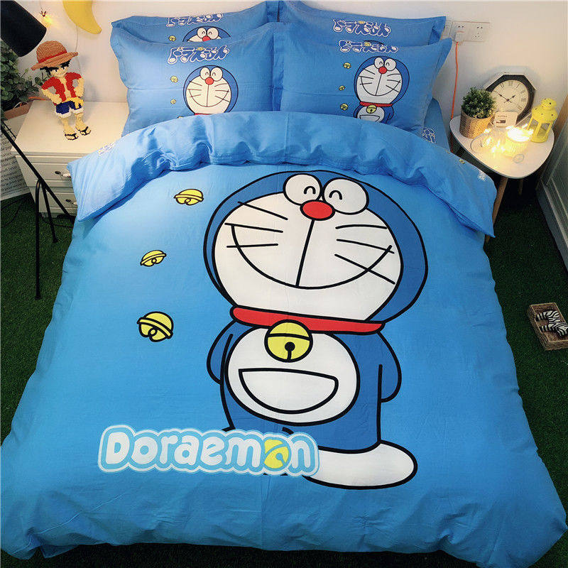 Doraemon Four piece suit Cartoon children The bed Supplies lovely men and women Quilt cover sheet 4 sets studentin the Bedclothes , Children's Bedding , Children's Bedding Kit/Sheet/Quilt/Pillowcase , Baby/A family of four children  category - from Buy2taobao.com to provide professional Taobao agent buy service